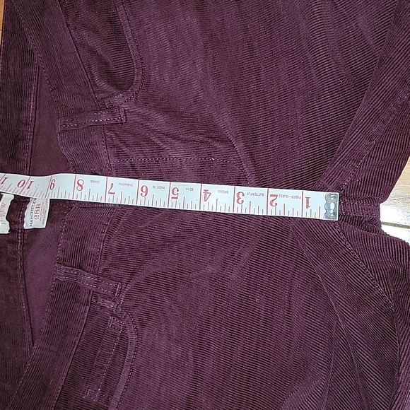 J.Crew Cords Matchstick Burgundy - Picture 7 of 15